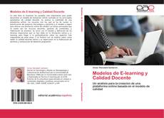 Couverture de Modelos de E-learning y Calidad Docente