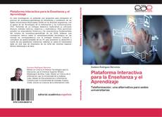 Обложка Plataforma Interactiva para la Enseñanza y el Aprendizaje