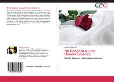 Capa do livro de De Góngora a Juan Ramón Jiménez 