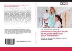 Couverture de Discriminación y exclusión en mujeres del sector salud colombiano