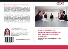 Capa do livro de Procedimiento de planeación estratégica para organizaciones cubanas 