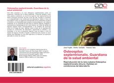 Buchcover von Osteospilus septentrionalis. Guardiana de la salud ambiental