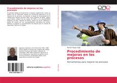 Capa do livro de Procedimiento de mejoras en los procesos 
