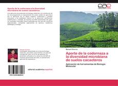 Bookcover of Aporte de la codornaza a la diversidad microbiana de suelos cacaoteros