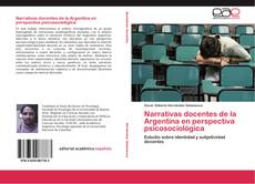 Portada del libro de Narrativas docentes de la Argentina en perspectiva psicosociológica