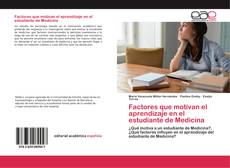 Buchcover von Factores que motivan el aprendizaje en el estudiante de Medicina