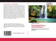 Sociolingüística y ambientalismo: kitap kapağı