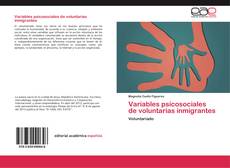 Bookcover of Variables psicosociales de voluntarias inmigrantes