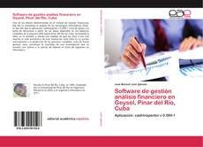Capa do livro de Software de gestión análisis financiero en Geysel, Pinar del Río, Cuba 