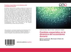 Bookcover of Cambios espaciales en la dinámica del ecosistema dunario