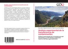 Bookcover of Análisis experimental de la transferencia de contaminantes
