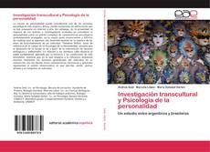 Buchcover von Investigación transcultural y Psicología de la personalidad