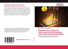 Buchcover von Sistema de costos de empresas de mensajería, una experiencia educativa