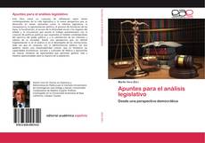 Buchcover von Apuntes para el análisis legislativo