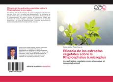 Eficacia de los extractos vegetales sobre la Rhipicephalus b.microplus kitap kapağı
