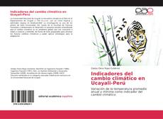 Buchcover von Indicadores del cambio climático en Ucayali-Perú