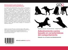 Adiestramiento canino basado en características del comportamiento kitap kapağı
