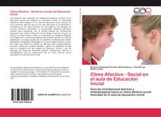 Clima Afectivo - Social en el aula de Educación Inicial kitap kapağı