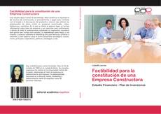 Capa do livro de Factibilidad para la constitución de una Empresa Constructora 