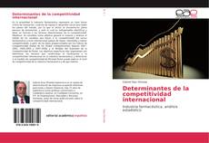 Capa do livro de Determinantes de la competitividad internacional 