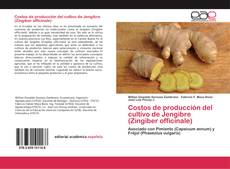 Capa do livro de Costos de producción del cultivo de Jengibre (Zingiber officinale) 