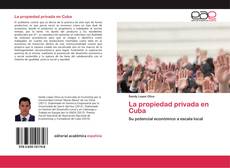La propiedad privada en Cuba kitap kapağı