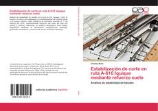 Bookcover of Estabilización de corte en ruta A-616 Iquique mediante refuerzo suelo