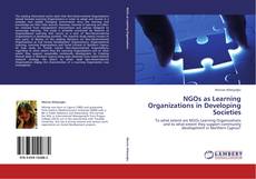 Portada del libro de NGOs as Learning Organizations in Developing Societies