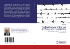 Capa do livro de The legal nature of the war in Bosnia and Herzegovina 
