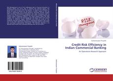 Capa do livro de Credit Risk Efficiency in Indian Commercial Banking 