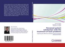 Couverture de Perceived patient satisfaction with the treatment of back problems