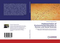 Couverture de Implementation of Environmental Education in Human and Social Sciences