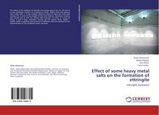Capa do livro de Effect of some heavy metal salts on the formation of ettringite 