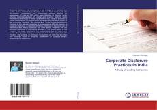 Capa do livro de Corporate Disclosure Practices in India 