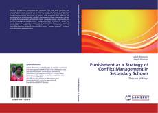 Bookcover of Punishment as a Strategy of Conflict Management in Secondary Schools