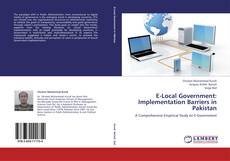 Buchcover von E-Local Government: Implementation Barriers in Pakistan