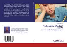 Обложка Psychological Effects of Trauma