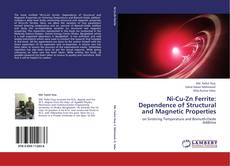 Capa do livro de Ni-Cu-Zn Ferrite: Dependence of Structural and Magnetic Properties 