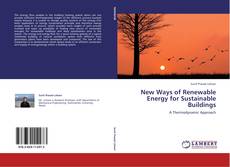 Couverture de New Ways of Renewable Energy for Sustainable Buildings
