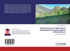 Copertina di Performance of Agriculture Development Organizations in Dadeldhura