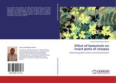 Buchcover von Effect of botanicals on insect pests of cowpea