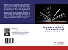 Buchcover von The Quality of University Education in Kenya