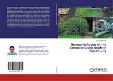 Copertina di Thermal Behavior of the Extensive Green Roofs in Riyadh City