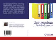 Copertina di Thomas Aquinas Summa and its Application in the Admission Procedures: