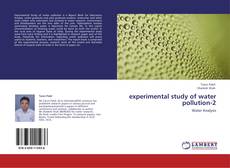 experimental study of water pollution-2 kitap kapağı