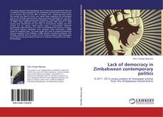 Bookcover of Lack of democracy in Zimbabwean contemporary politics