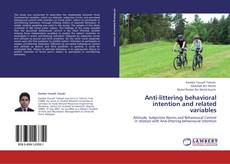 Couverture de Anti-littering behavioral intention and related variables