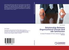 Copertina di Relationship Between Organizational Climate And Job Satisfaction