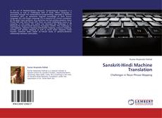 Buchcover von Sanskrit-Hindi Machine Translation