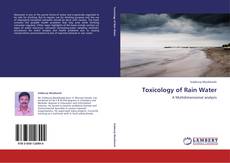 Toxicology of Rain Water kitap kapağı
